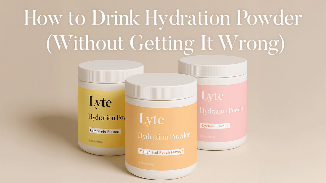 How to Drink Hydration Powder (Without Getting It Wrong)
