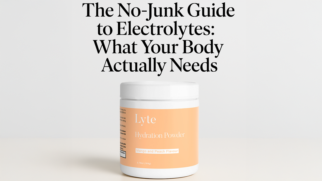 The No-Junk Guide to Electrolytes: What Your Body Actually Needs