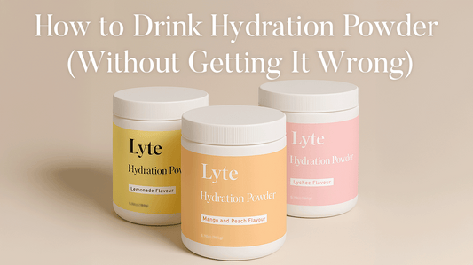 How to Drink Hydration Powder (Without Getting It Wrong)